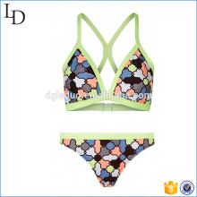 OEM fabricante 2017 sext bikini bra y breve playa desgaste